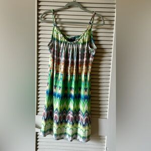 Multicolored casual fun dress like new